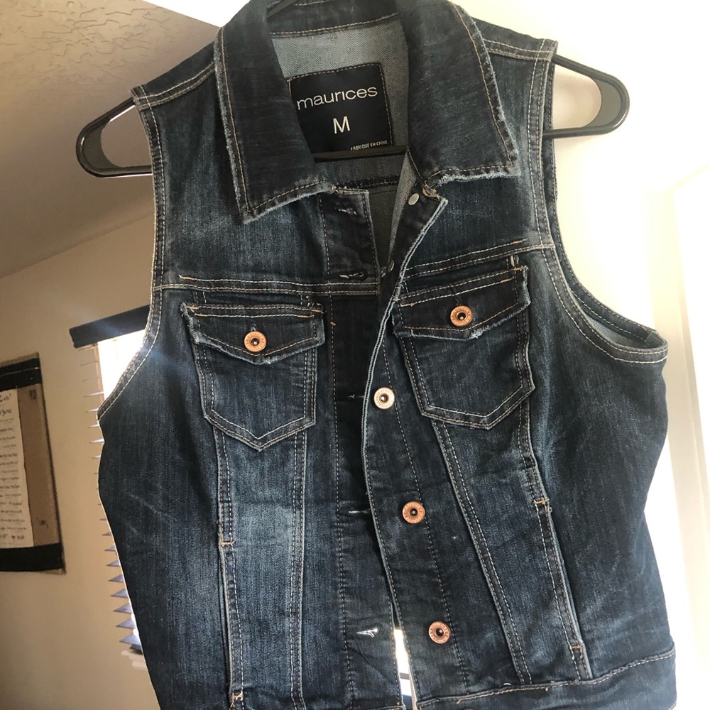 Denim vest